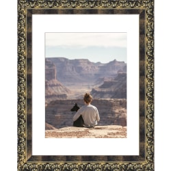 Timeless Frames® Treva Portrait Picture Frame, 11" x 14" With Mat, Brown