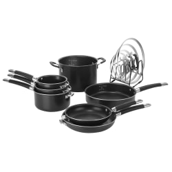 Cuisinart™ Non-Stick Aluminum Cookware Set, Black