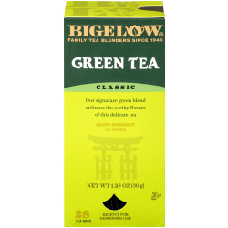 Bigelow® Green Tea Bags, Box Of 28 Bags