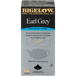 Bigelow® Earl Grey Tea Bags, Box Of 28