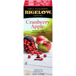 Bigelow Cranberry Apple Herbal Tea Bag - 28 Teabag - 28 / Box