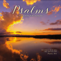 2024 DateWorks Monthly Wall Calendar, 12" x 12", Psalms, January To December 2024