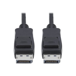 Eaton Tripp Lite Series DisplayPort 1.4 Cable with Latching Connectors, 8K (M/M), Black, 10 ft. (3.1m) - P580010V4