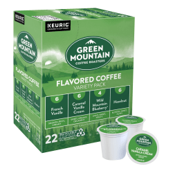Green Mountain Coffee® Single-Serve Coffee K-Cup® Pods, Flavored Variety Pack, Carton Of 24