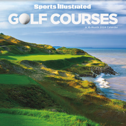 2024 DateWorks Monthly Wall Calendar, 12" x 12", Sports Illustrated Golf Courses, January To December 2024
