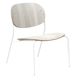 KFI Studios Tioga Laminate Guest Lounge Chair, Ash/White