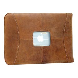MacCase Premium Leather Sleeve - Notebook sleeve - 13" - vintage - for Apple MacBook (13.3 in); MacBook Air (13.3 in); MacBook Pro (13.3 in)