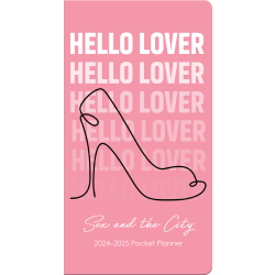 2024-2025 DateWorks 2-Year Monthly Pocket Planner, 3-1/2" x 6-1/2", Sex And The City, January 2024  To December 2025