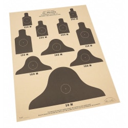 Rite In The Rain All-Weather Range Targets, 25 Meter, 22" x 17", Pack Of 10 Targets