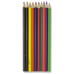 Trailmaker Colored Pencils, Assorted Colors, 10 Pencils Per Pack, Case Of 100 Packs