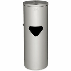 2XL Stainless Steel Stand Wiper Dispenser - Stainless Steel - Stainless Steel - Refillable, Smudge Resistant, Hands-free - 1 Each
