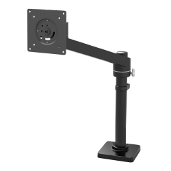 Ergotron NX - Mounting kit (articulating arm, pole, pivot, base, arm assembly, attachment hardware) - for monitor - matte black - screen size: up to 34" - desk-mountable