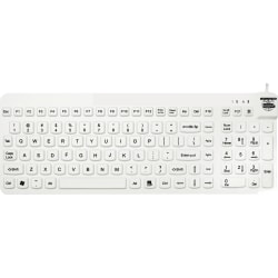 Man & Machine Really Cool LP - Keyboard - washable - backlit - USB - hygienic white