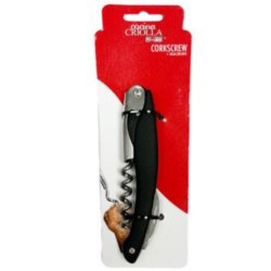 Cocina Criolla Manual Corkscrew And Can Opener, Black