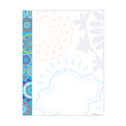 Barker Creek Computer Paper, 8 1/2" x 11", Moroccan, Pack Of 50 Sheets