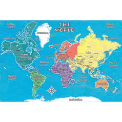 Replogle® Young Explorer World Map, 42" x 30"
