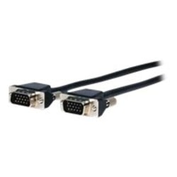 Comprehensive Pro AV/IT Series Micro VGA HD15 plug to plug cable 6ft - 6 ft VGA Video Cable for Video Device - First End: 1 x 15-pin HD-15 Male VGA - Second End: 1 x 15-pin HD-15 Male VGA - 32 AWG - Black