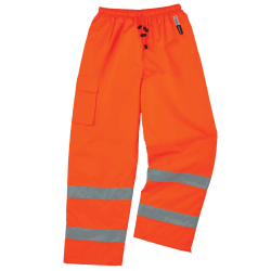 Ergodyne GloWear® 8925 Class E Polyester Thermal Pants, X-Large, Orange
