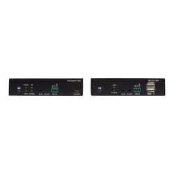 Tripp Lite HDMI over Fiber Extender Kit - 4K @ 60 Hz, HDR, RS-232, IR, USB, Duplex Multimode LC, 985 ft., TAA - Transmitter and receiver