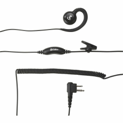 Cobra® C-Style Swivel Wrap Around-the-Ear Headset for Cobra® Performa 400/450 2-Way Handheld Business Radios & Select Non-Cobra® Devices, Black