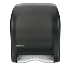 San Jamar Tear-N-Dry Eco Roll Paper Towel Dispenser, 14 7/16" x 11 3/4" x 9 1/8", Black
