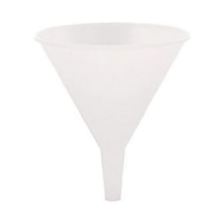 Winco Plastic Funnel, 5-1/4", White