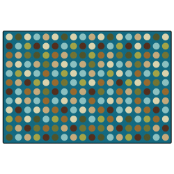 Carpets for Kids® KID$Value PLUS™ Microdots Decorative Rug, 6' x 9' , Teal Blue