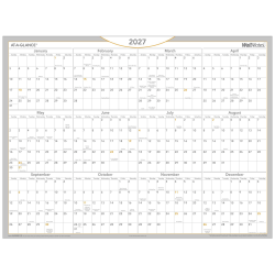 AT-A-GLANCE® 2027 WallMates Self-Adhesive Dry-Erase Yearly Calendar, Large, 24" x 18"