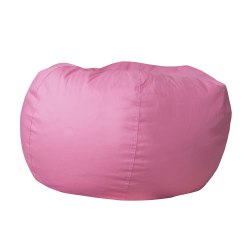 Flash Furniture Oversized Bean Bag Chair For Kids And Adults, Light Pink