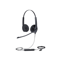 Jabra BIZ 1500 Headset - Stereo - USB - Wired - 32 Ohm - 20 Hz - 6.80 kHz - Over-the-head - Binaural - Supra-aural - 7.55 ft Cable - Noise Canceling
