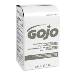 GOJO® Ultra-Mild Antimicrobial Liquid Lotion Hand Soap, Floral Scent, 27 Oz Bottle
