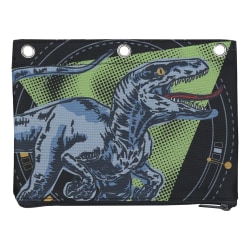 Office Depot® Brand 3-Ring Pencil Pouch, 7" x 9-13/20", Dinosaur