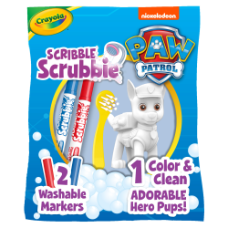Crayola® Scribble Scrubbie™ Pets! allows kids to customize their pets with markers then scrub them & begin again!