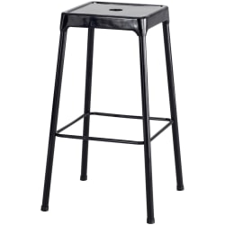 Safco® Steel Bar Stool, Black