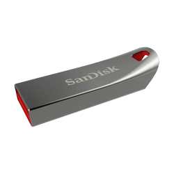 SanDisk® Cruzer™ Force USB 2.0 Flash Drive, 32GB, Red/Silver, SDCZ71-032G-A46
