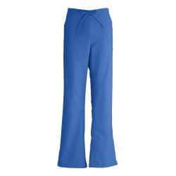 Medline ComfortEase™ Polyester/Cotton Modern Fit Ladies' Tall Cargo Scrub Pants, 2X, Royal Blue