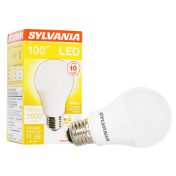 Sylvania A19 1500 Lumens LED Bulbs, 14 Watt, 3000 Kelvin, Pack Of 6 Bulbs