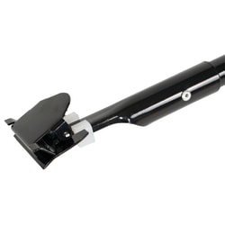 Globe Commercial Products Snap-On Metal Dust Mop Handle, 60", Black