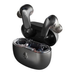 Skullcandy Rail True Wireless Noise-Canceling Bluetooth® Earbuds With Microphone And Charging Case, True Black, S2IPW-P740