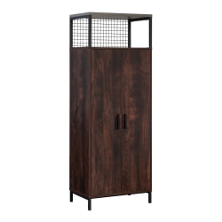 Sauder Market Commons® 24"W 2-Door Storage Cabinet, Rich Walnut™