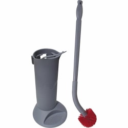 Unger® Ergo Toilet Brush System, Gray/Red