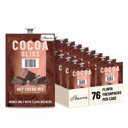 Flavia Cocoa Bliss Single-Serve Freshpacks, 0.6 Oz, Case Of 72 Freshpacks