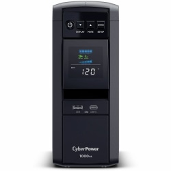 CyberPower CP1000PFCLCDTAA TAA Compliant UPS System, CP1000PFCLCDTAA