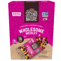 Second Nature Wholesome Medley Mixed Nuts, 1.5 Oz, Pack Of 16 Bags
