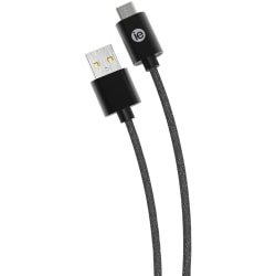 DigiPower USB Data Transfer Cable - 10 ft USB Data Transfer Cable - First End: USB Type A - Second End: USB Type C - Black