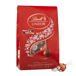 Lindor Chocolate Truffles, Milk Chocolate, 15.2 Oz Box