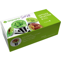 Aspara Lettuce Selected Seed Kit, Kit Of 8 Capsules