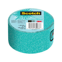 Scotch® Expressions Duct Tape, 3" Core, 1.88" x 8 Yd., Blue Turquoise