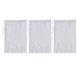 Champion Sports Equipment Bags, 24" x 36", White, Pack Of 3 Bags