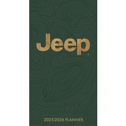 2025 Willow Creek Press 2-Year Monthly Checkbook/Calendar, 3-1/2" x 6-1/2", Jeep, January 2025 To December 2026, 47026